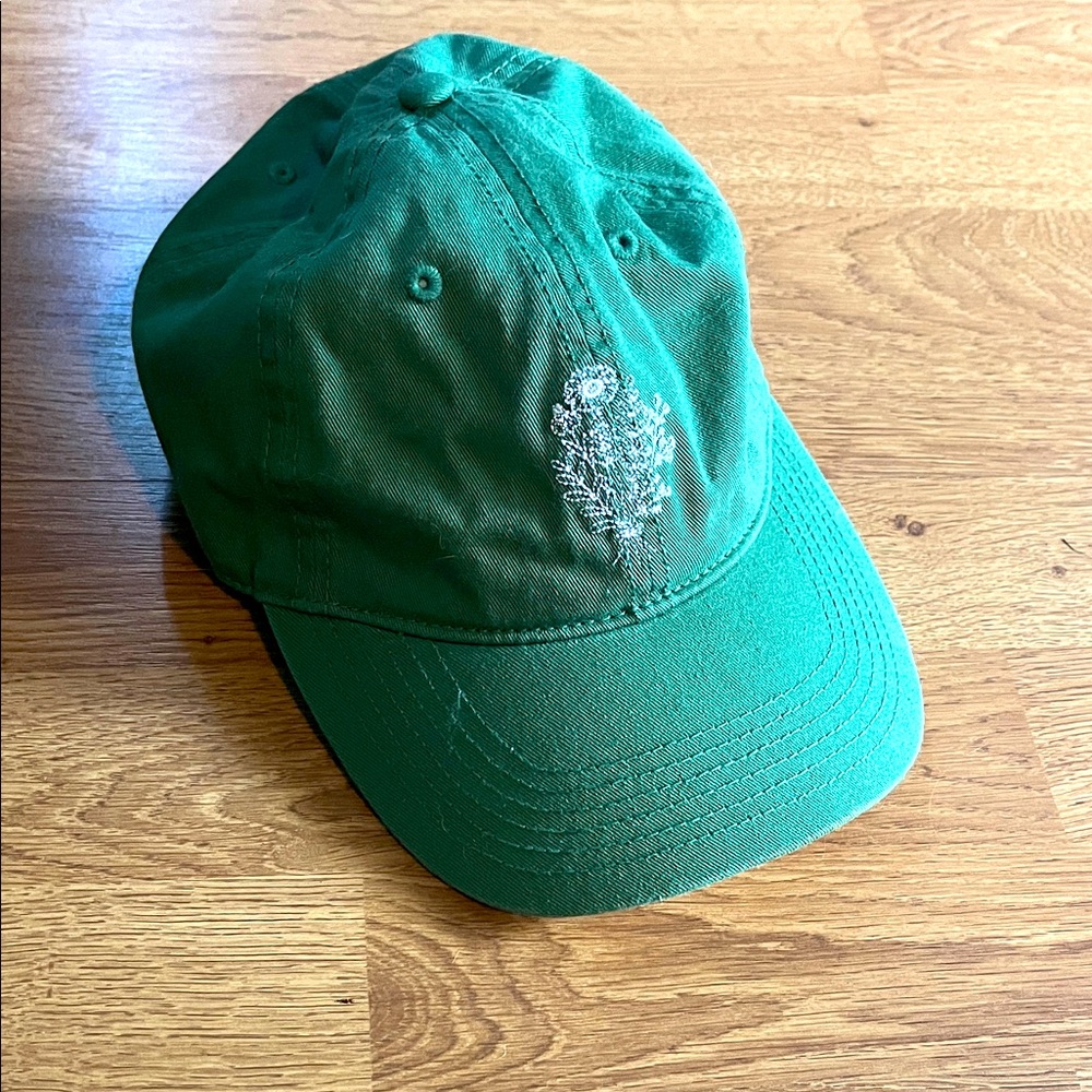 🐬 free with purchase Mighty Fine Green Cotton Cap